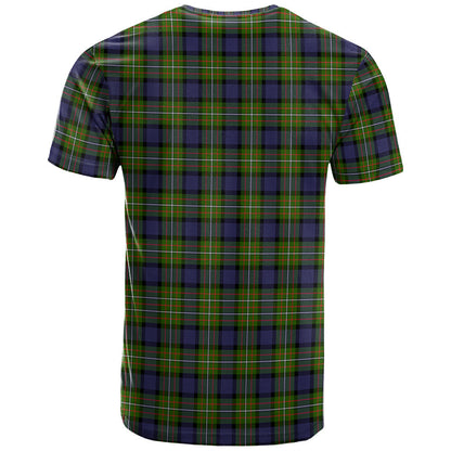 Printivon Ferguson Modern Clan DNA In Me Tartan Crest T Shirt