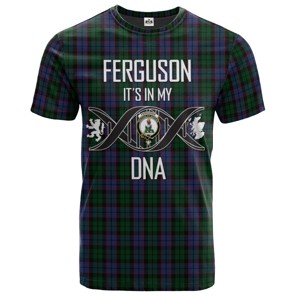 Printivon Ferguson of Balquhidder 03 Clan DNA In Me Tartan Crest T Shirt