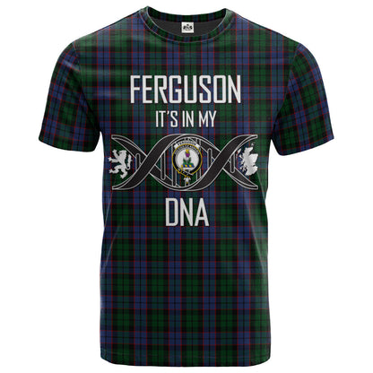 Printivon Ferguson of Balquhidder 03 Clan DNA In Me Tartan Crest T Shirt