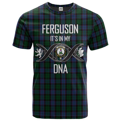 Printivon Ferguson of Balquhidder Clan DNA In Me Tartan Crest T Shirt