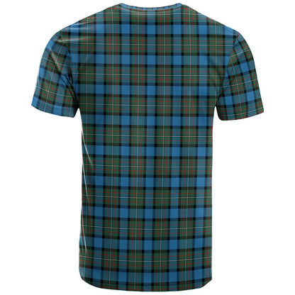 Printivon Fergusson Ancient Clan DNA In Me Tartan Crest T Shirt