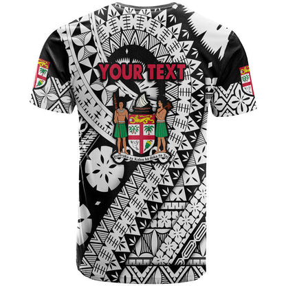 (Custom Personalised) Fiji Day T Shirt Masi Kesa Black Style