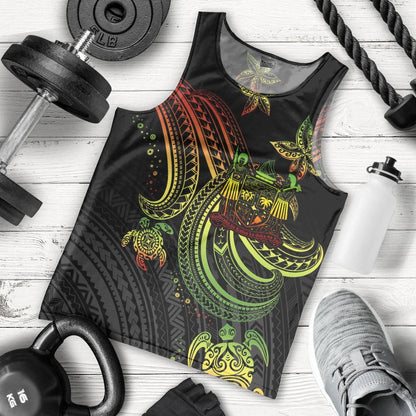 Fiji Men's Tank Top Reggae Turtle