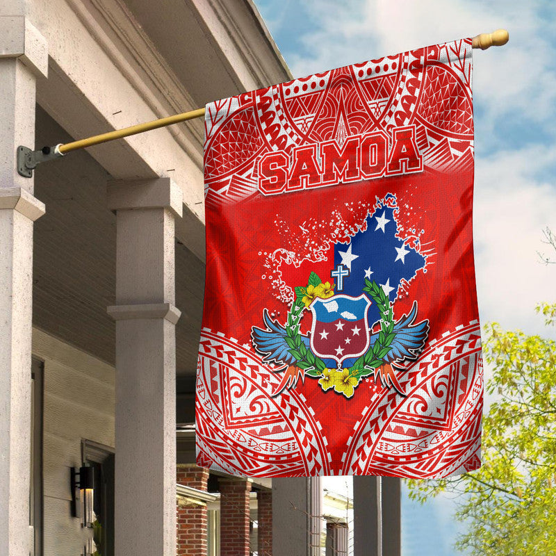 Toa Samoa Polynesian Rugby Flag Samoan Flag Red Color