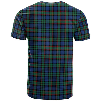 Printivon Fletcher Ancient Clan DNA In Me Tartan Crest T Shirt