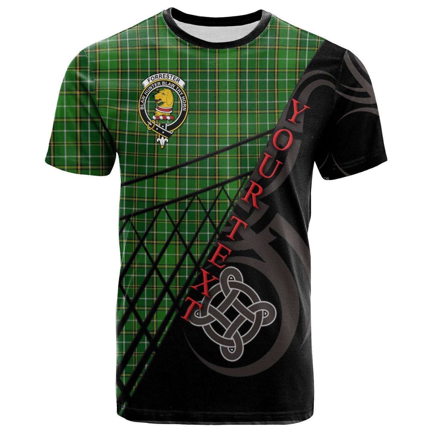 Printivon Forrester or Foster Hunting T Shirt Pattern Celtic 