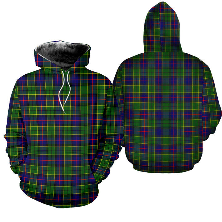 Printivon Forsyth Modern Tartan Pullover Hoodie