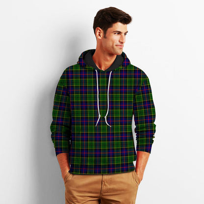Printivon Forsyth Modern Tartan Pullover Hoodie
