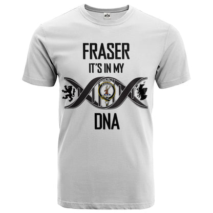 Printivon Fraser Clan DNA In Me Crest T Shirt