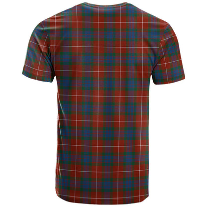 Printivon Fraser Ancient Clan DNA In Me Tartan Crest T Shirt