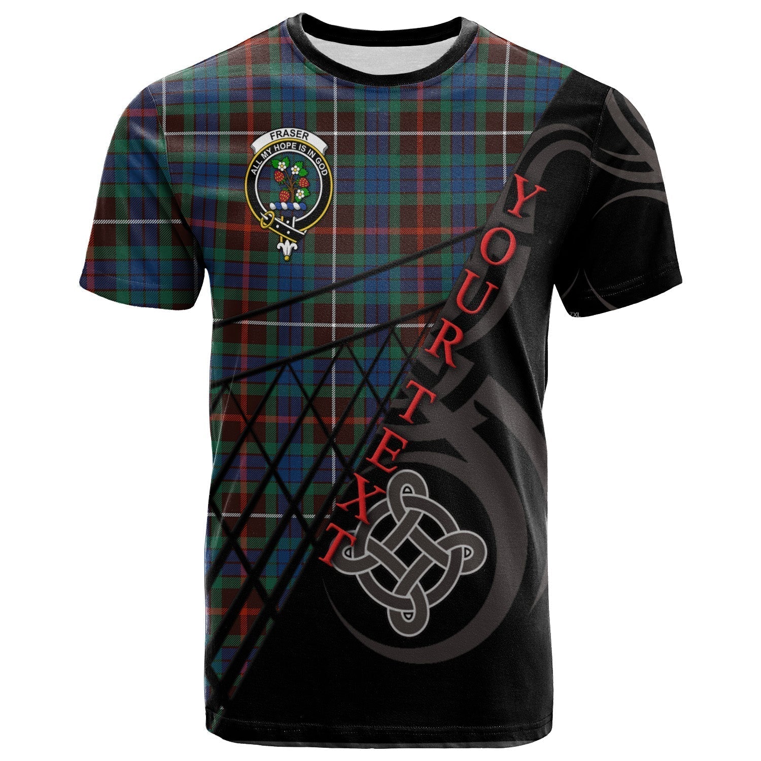Printivon Fraser Hunting Ancient T Shirt Pattern Celtic 