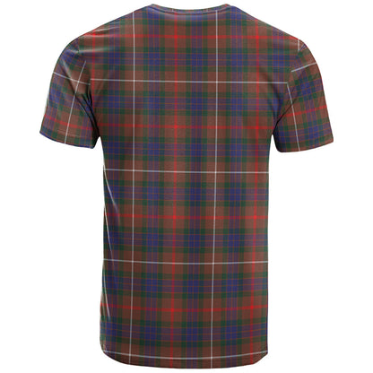 Printivon Fraser Hunting Modern Clan DNA In Me Tartan Crest T Shirt