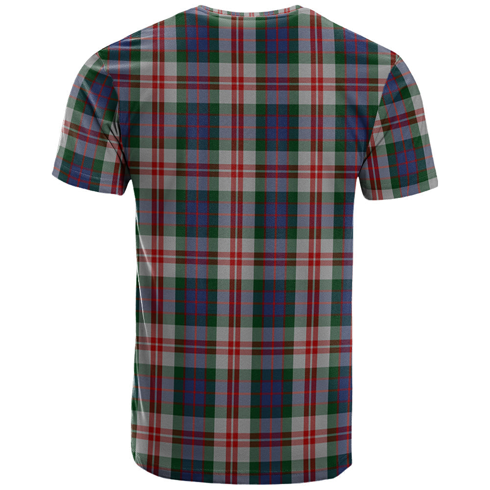 Printivon Fraser Red Dress Clan DNA In Me Tartan Crest T Shirt