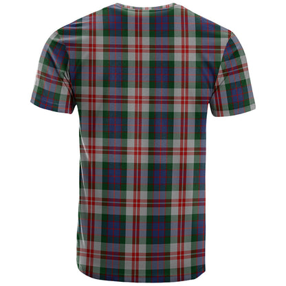 Printivon Fraser Red Dress Clan DNA In Me Tartan Crest T Shirt