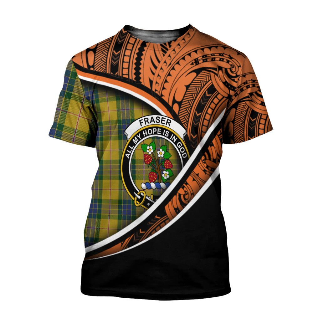Printivon Fraser Yellow T Shirt Pattern Polynesian 