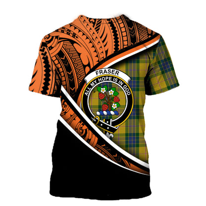 Printivon Fraser Yellow 2 T Shirt Pattern Polynesian