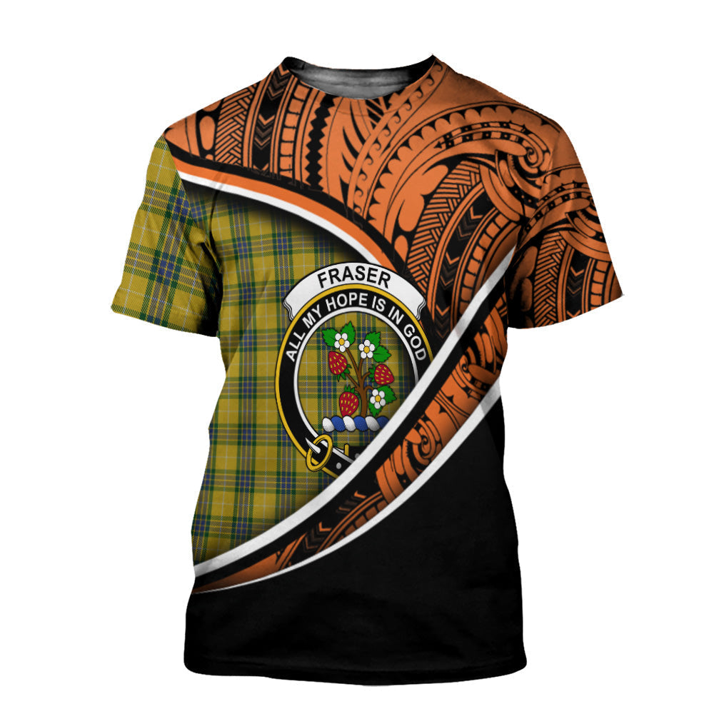 Printivon Fraser Yellow 2 T Shirt Pattern Polynesian 