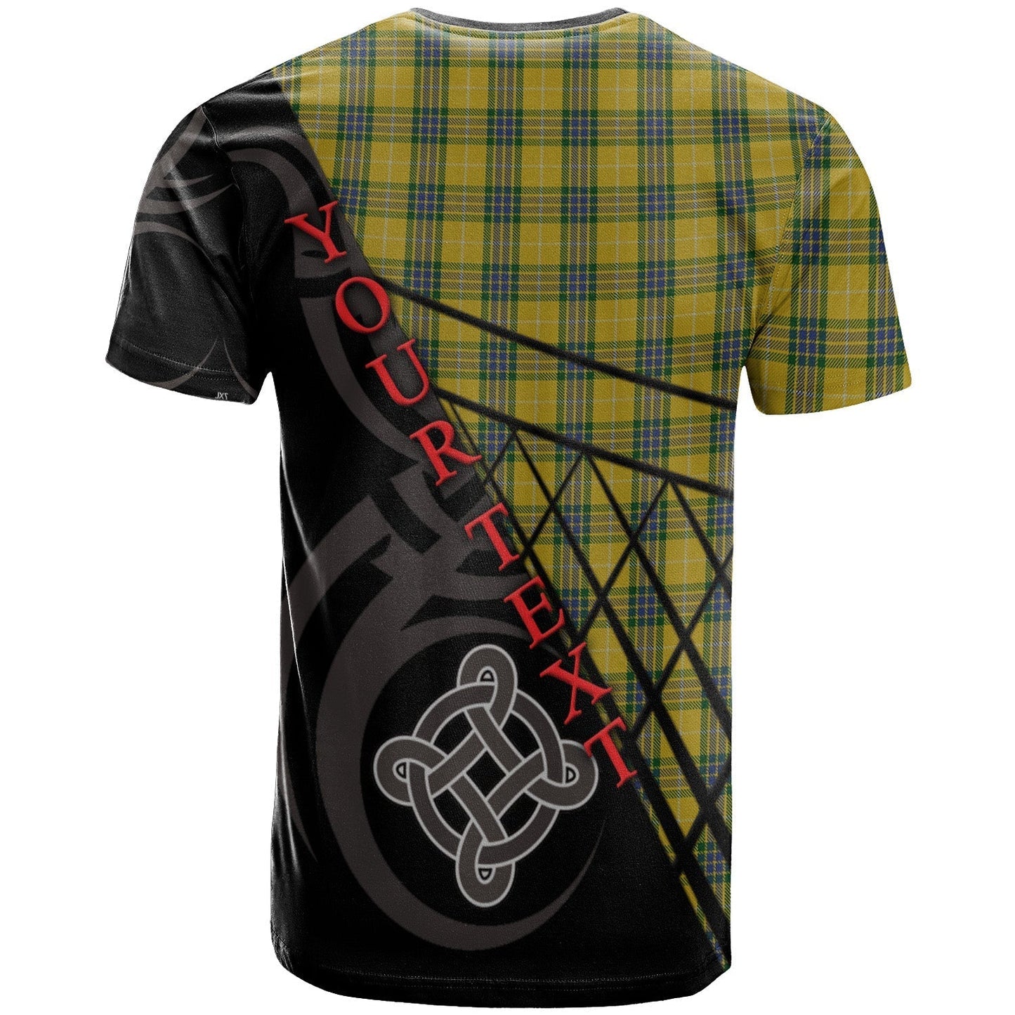 Printivon Fraser Yellow 2 T Shirt Pattern Celtic