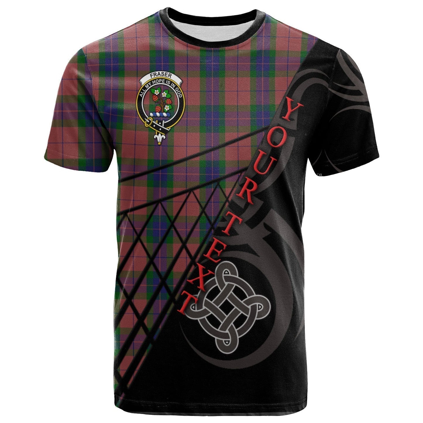 Printivon Fraser of Boblainy Hugh T Shirt Pattern Celtic 