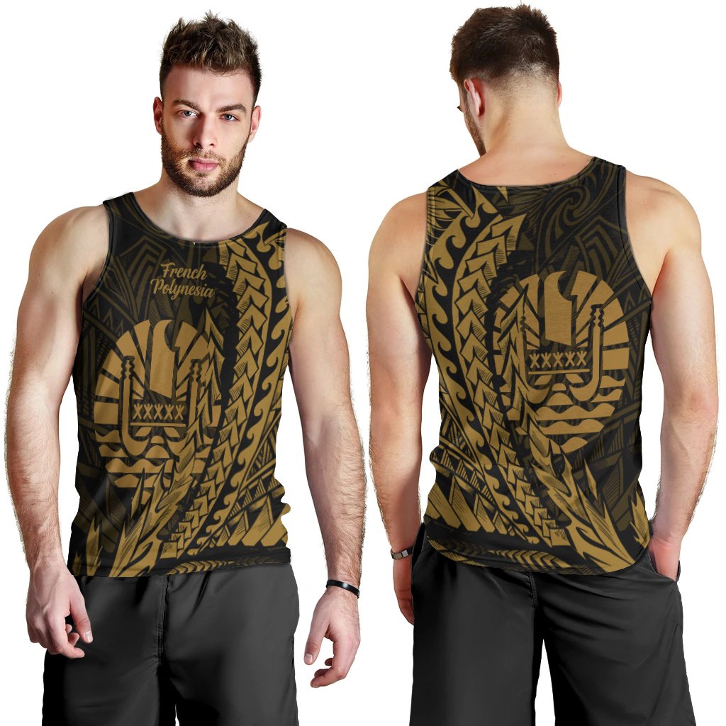 French Polynesia Men's Tank Top Wings Style