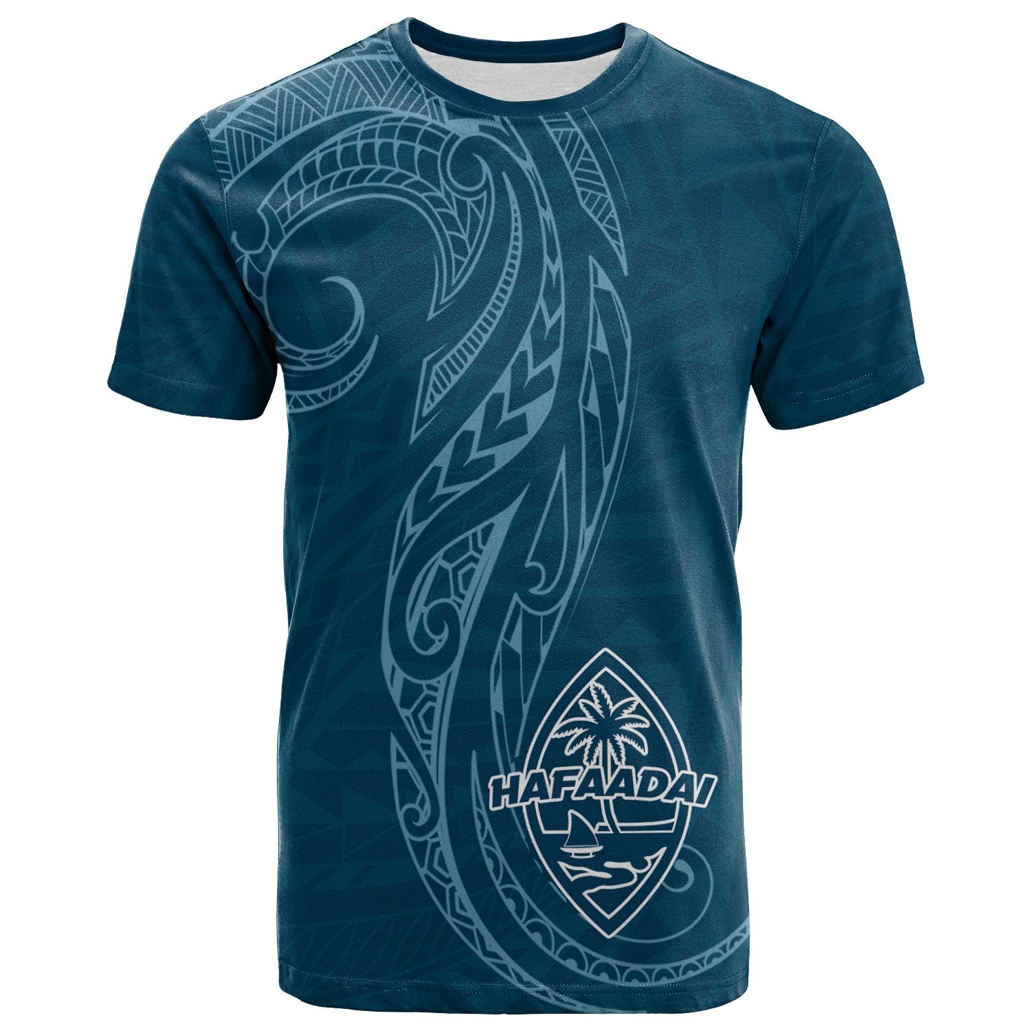 Guam T Shirt Hafa Adai Pattern Style
