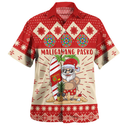 Philippines Filipinos Christmas Hawaiian Shirt Maligayang Pasko Short Sleeve Shirt
