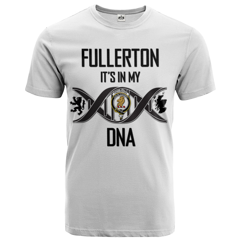 Printivon Fullerton Clan DNA In Me Crest T Shirt