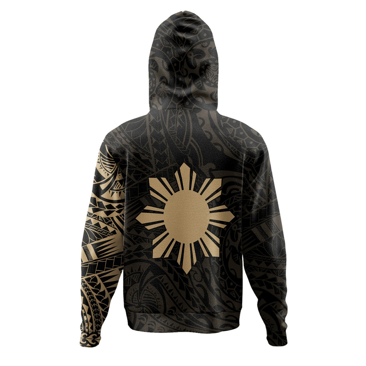 Philippines Filipinos Polynesian Tattoo Style Unisex Printed Zip Hoodie