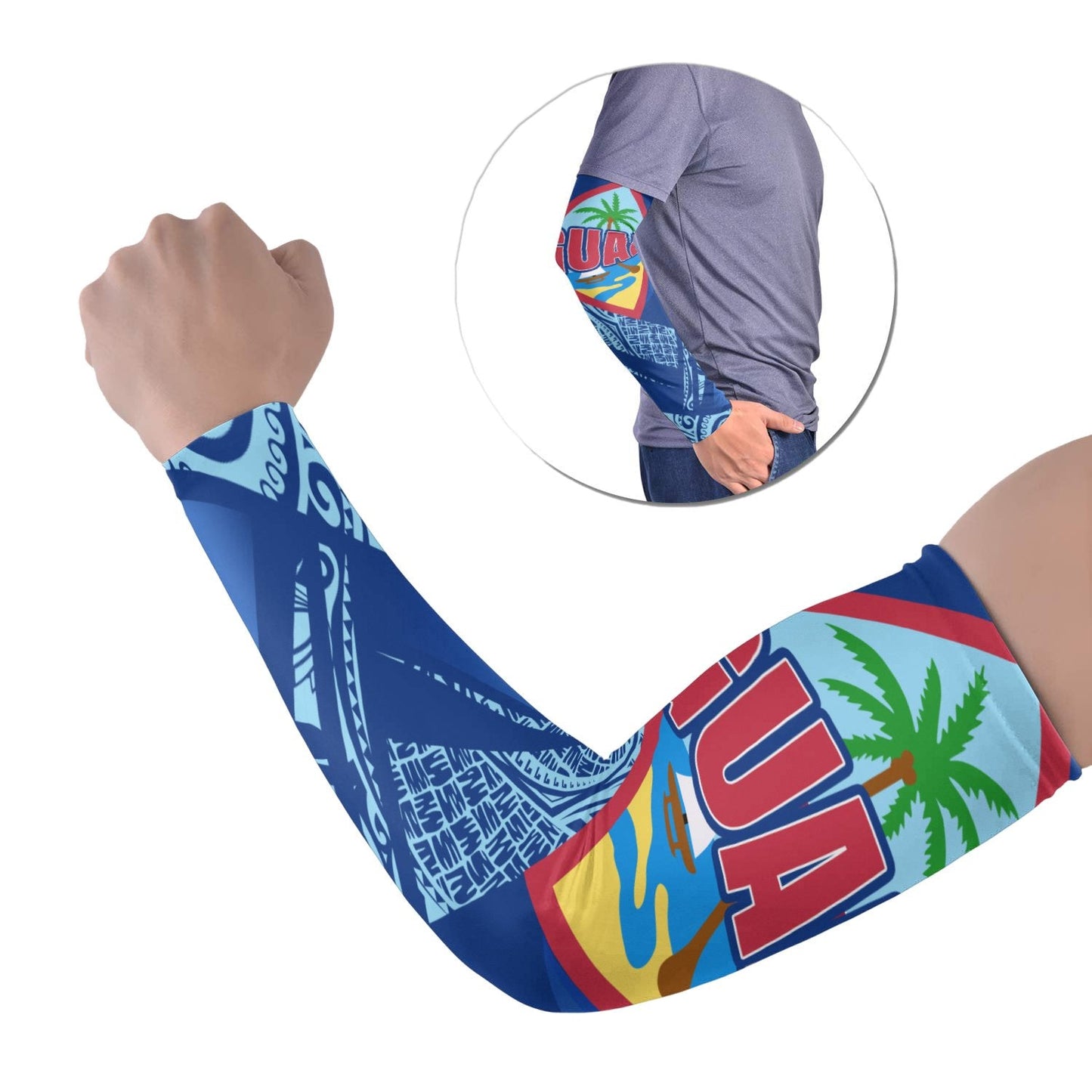 Guam Arm Sleeve (Set of 2) - Polynesian Patterns Sport Style