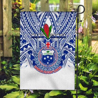 Samoa Rugby Flag Manu Samoa 7s Ginger White Polynesian