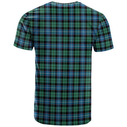 Printivon Galbraith Ancient Clan DNA In Me Tartan Crest T Shirt