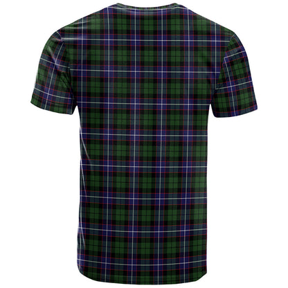 Printivon Galbraith Modern Clan DNA In Me Tartan Crest T Shirt