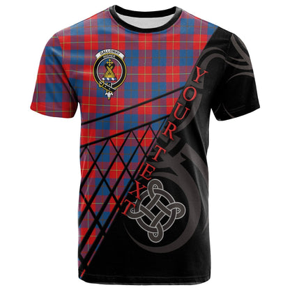 Printivon Galloway Red T Shirt Pattern Celtic 