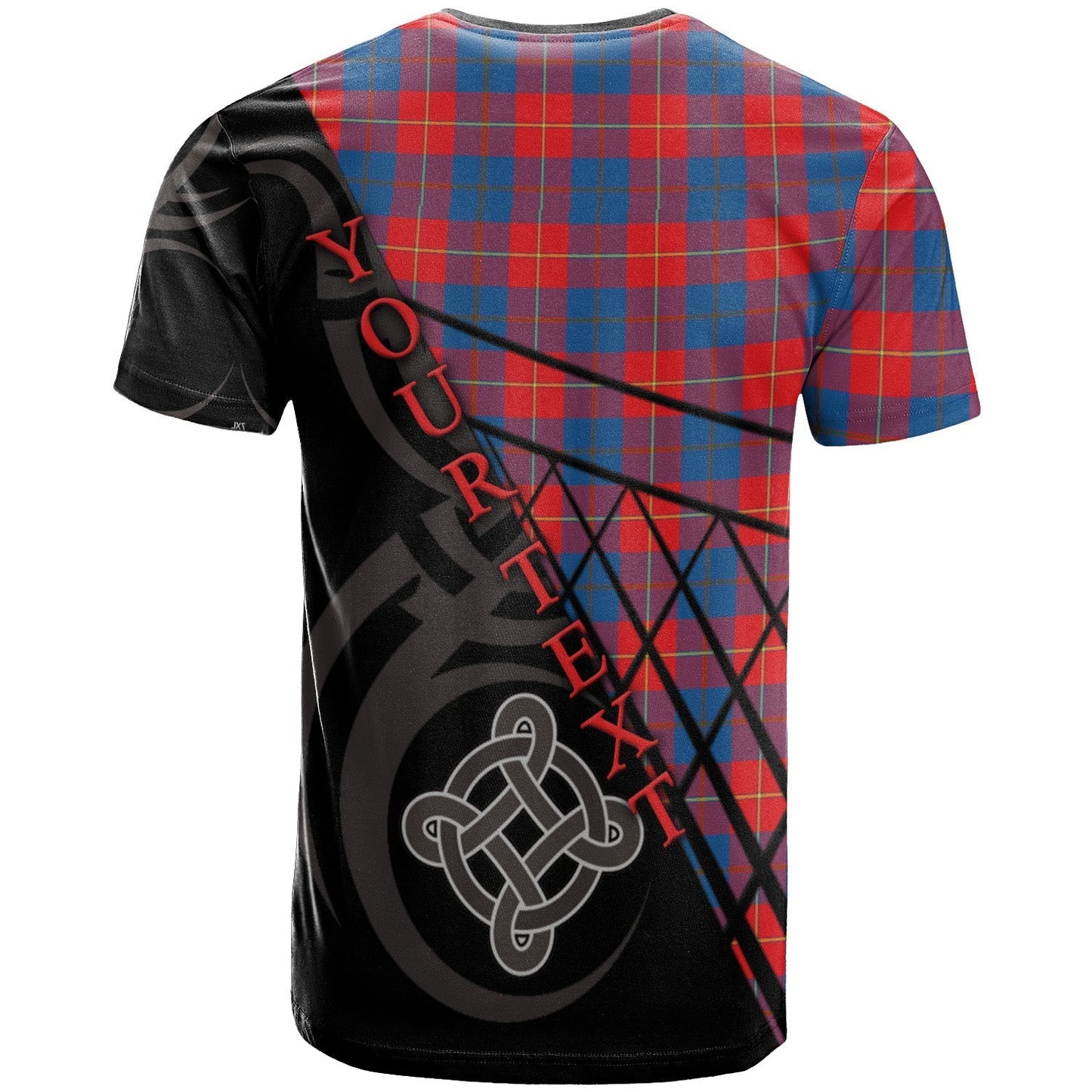 Printivon Galloway Red T Shirt Pattern Celtic