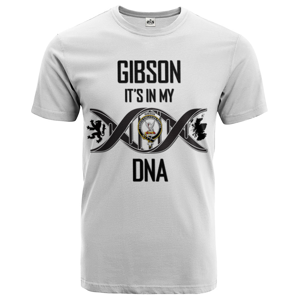Printivon Gibson Clan DNA In Me Crest T Shirt