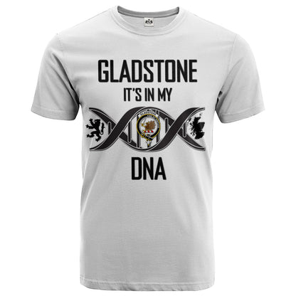 Printivon Gladstone Clan DNA In Me Crest T Shirt