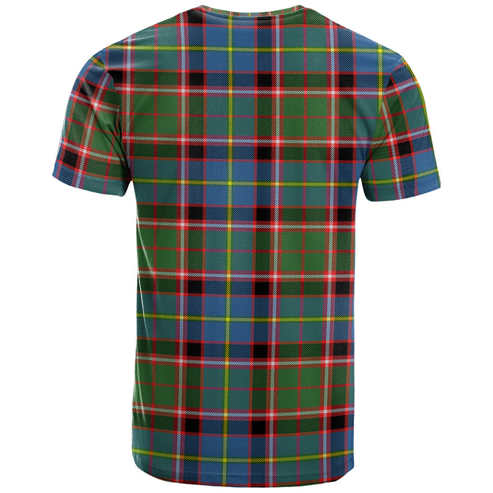 Printivon Glass Clan DNA In Me Tartan Crest T Shirt
