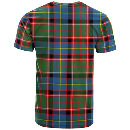 Printivon Glass Clan DNA In Me Tartan Crest T Shirt