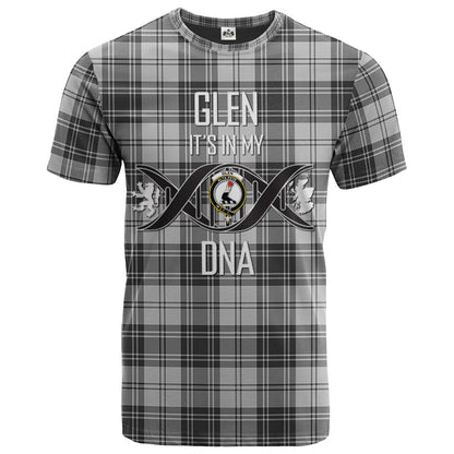 Printivon Glen Clan DNA In Me Tartan Crest T Shirt
