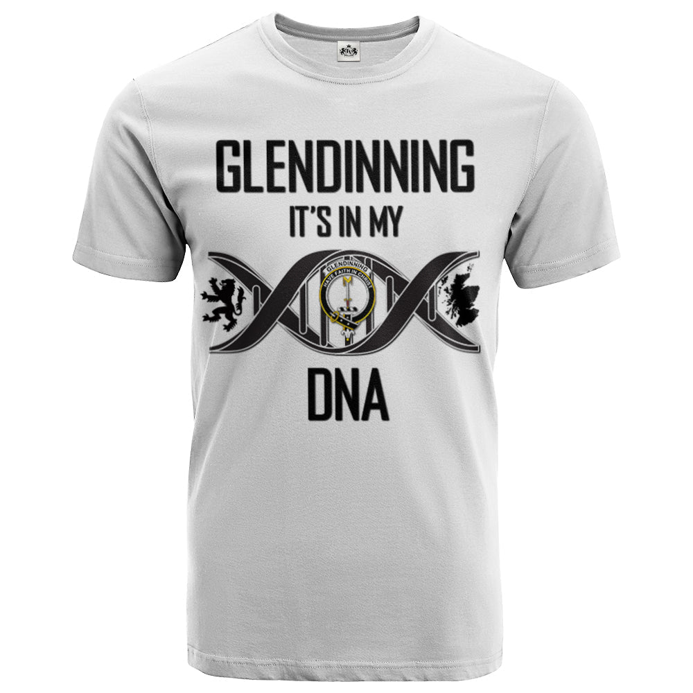 Printivon Glendinning Clan DNA In Me Crest T Shirt