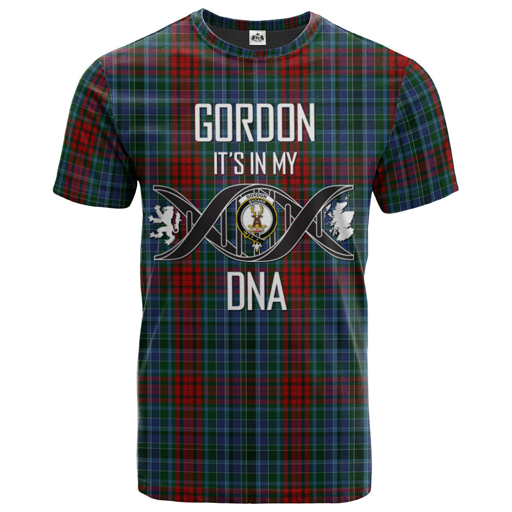 Printivon Gordon 03 Clan DNA In Me Tartan Crest T Shirt