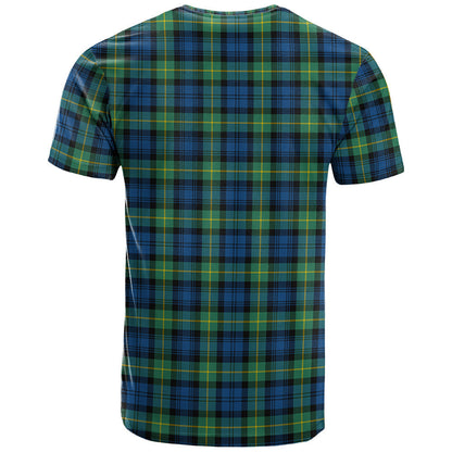 Printivon Gordon Ancient Clan DNA In Me Tartan Crest T Shirt