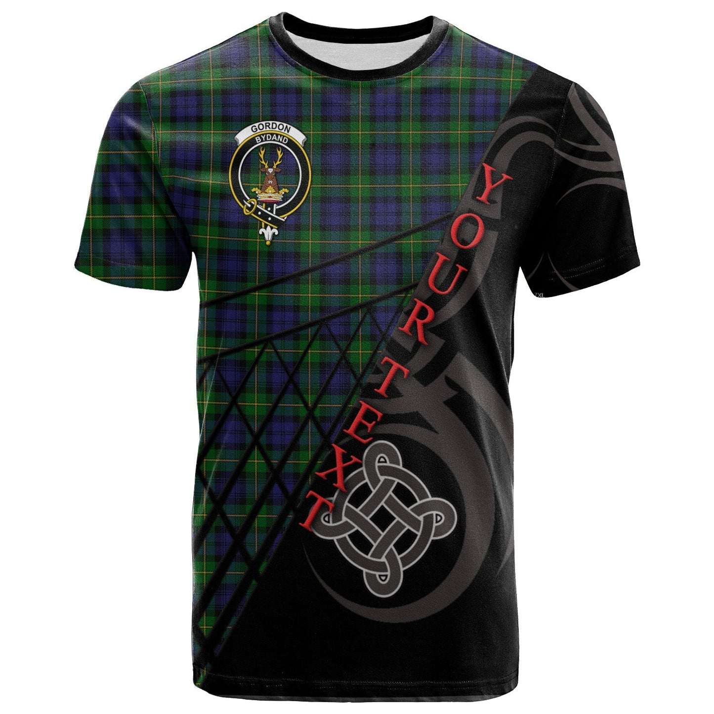 Printivon Gordon Clan T Shirt Pattern Celtic 