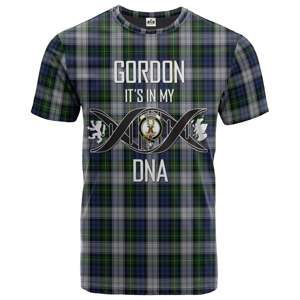 Printivon Gordon Dress 01 Clan DNA In Me Tartan Crest T Shirt