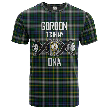 Printivon Gordon Dress 02 Clan DNA In Me Tartan Crest T Shirt