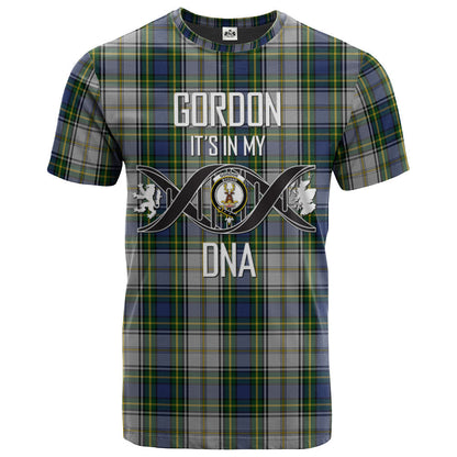 Printivon Gordon Dress 04 Clan DNA In Me Tartan Crest T Shirt