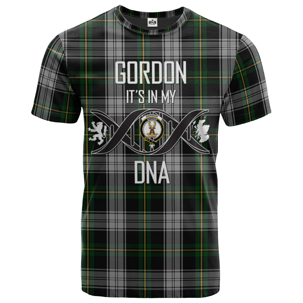 Printivon Gordon Dress 07 Clan DNA In Me Tartan Crest T Shirt