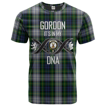 Printivon Gordon Dress Clan DNA In Me Tartan Crest T Shirt