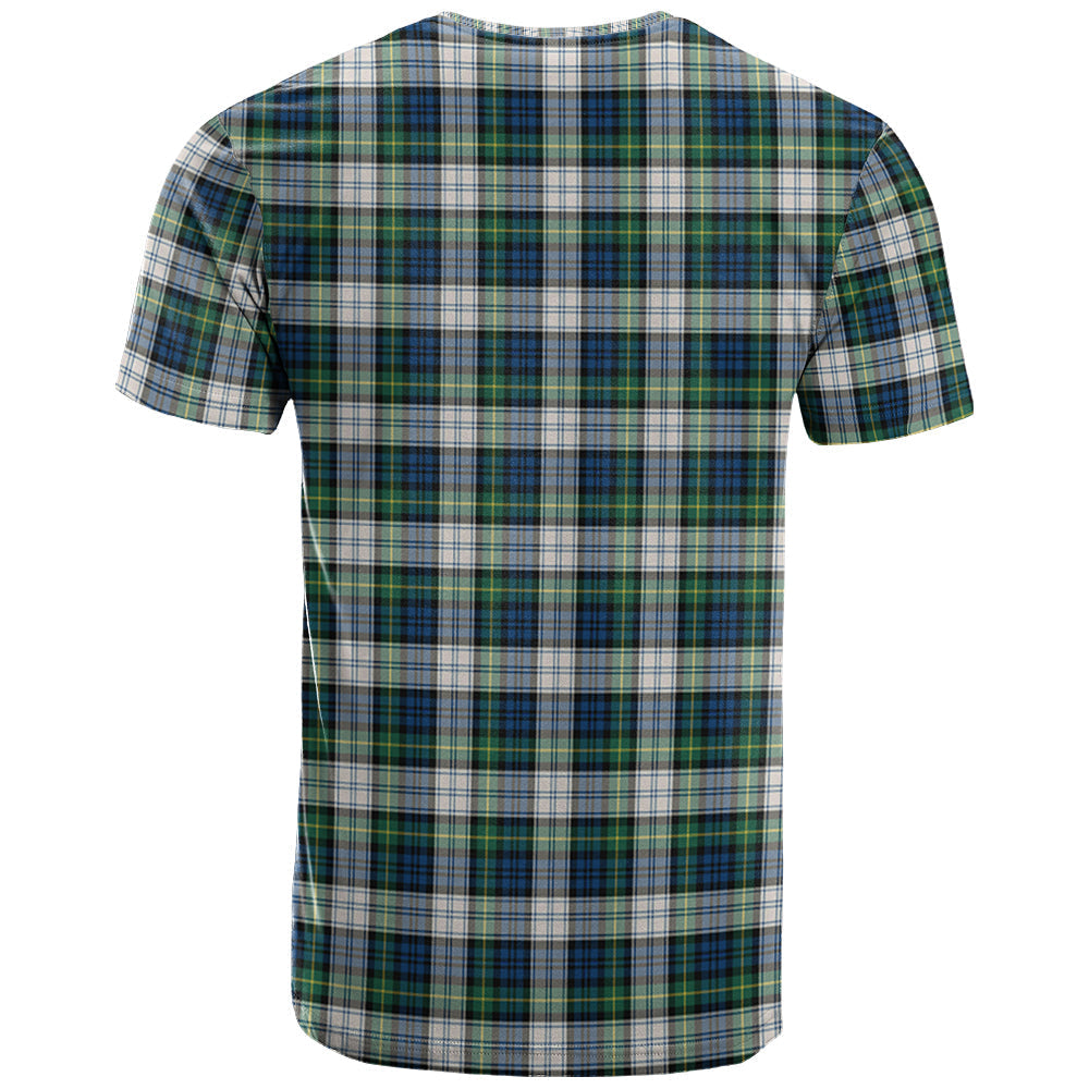 Printivon Gordon Dress Ancient Clan DNA In Me Tartan Crest T Shirt
