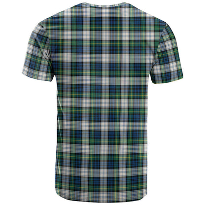 Printivon Gordon Dress Ancient Clan DNA In Me Tartan Crest T Shirt